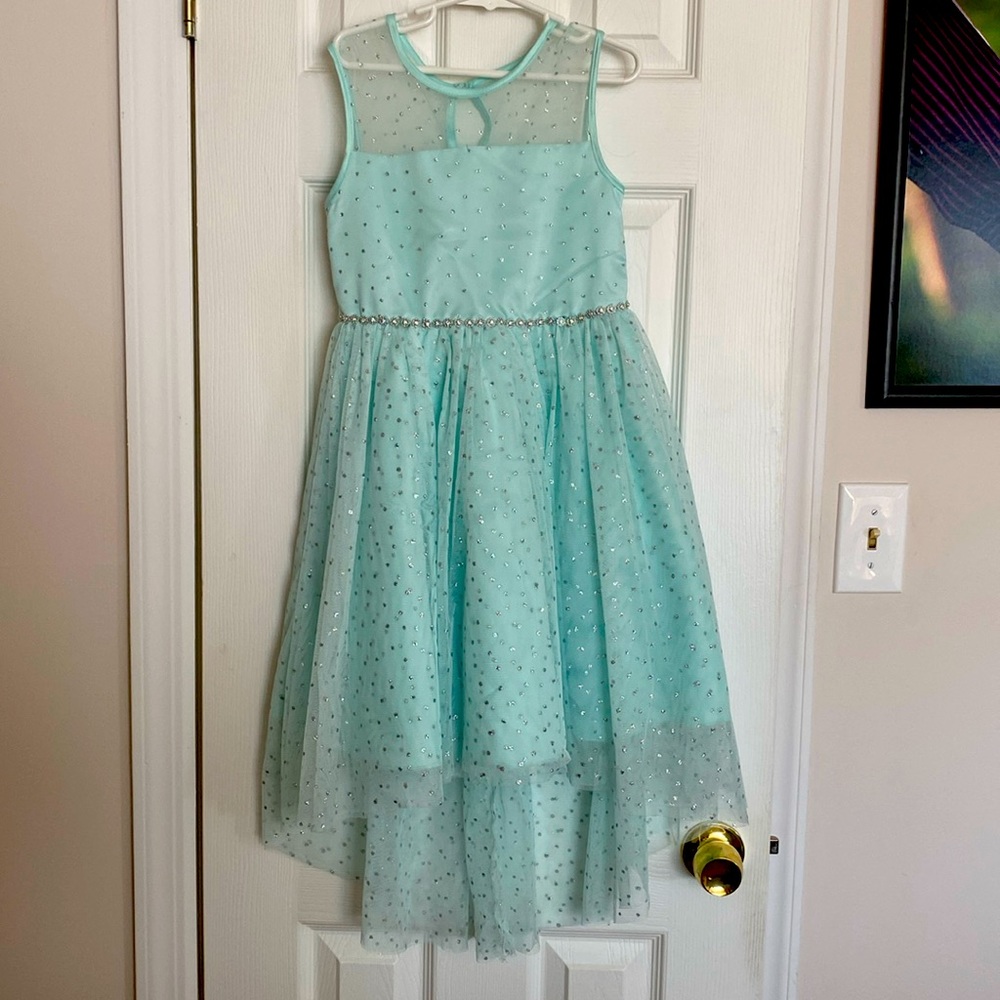 Girls fancy dress - high-low hem